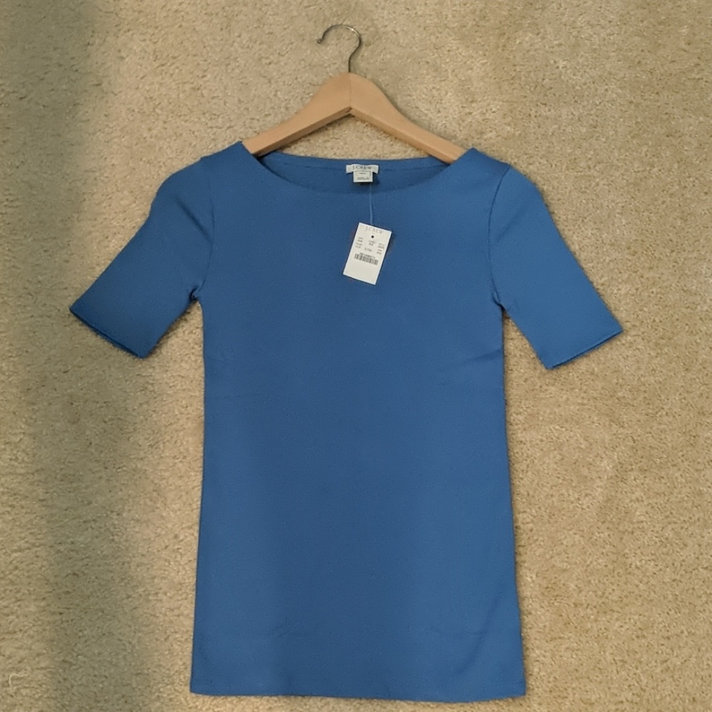 J Crew Perfect Fit Open Neck T- Shirt